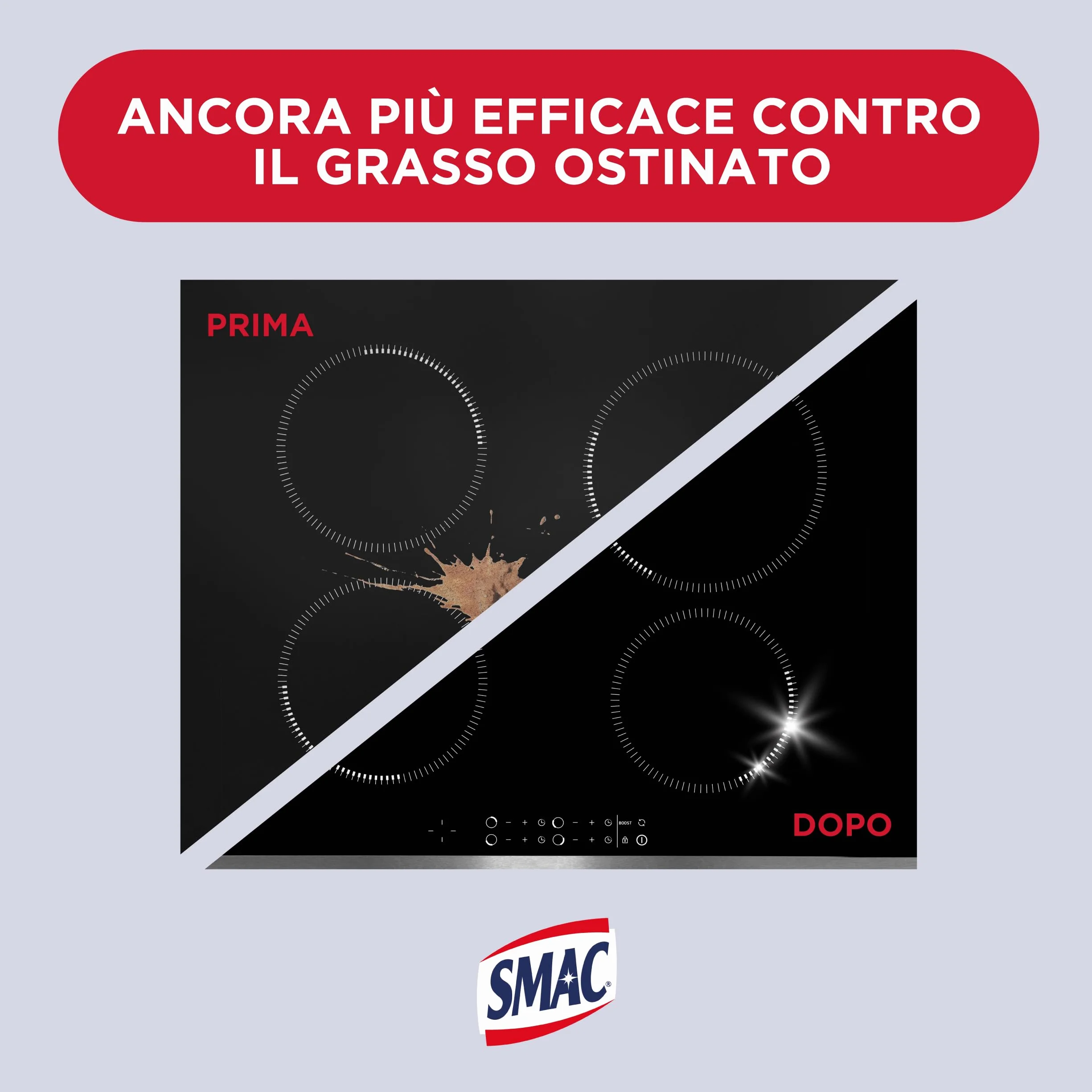 Sgrassatore Spray Smac 500 ml x 4 - Detergente per Superfici Delicate