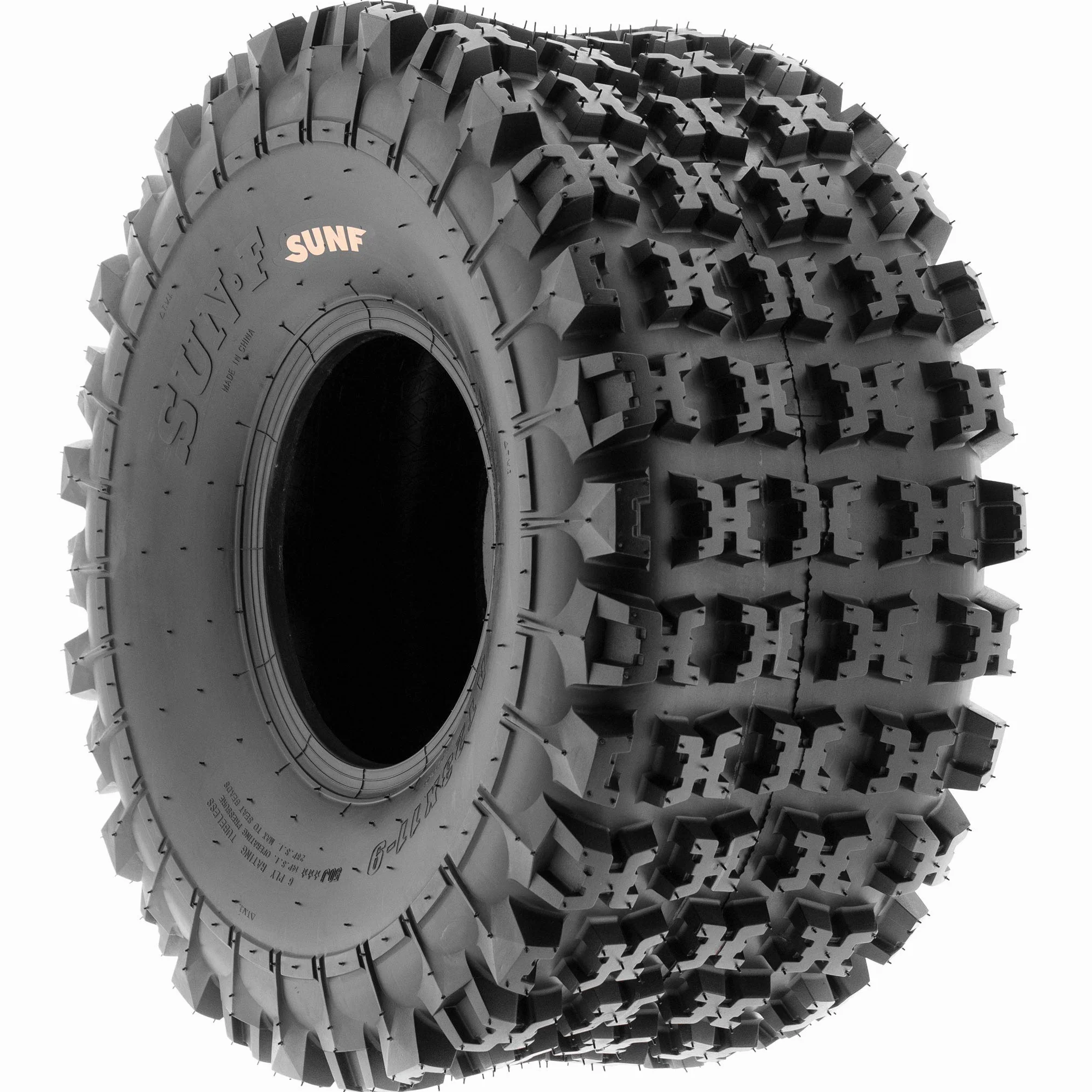 SunF A027 21x7-10 & 20x11-9 Quad ATV UTV Pneumatici, 6PR E4 Mark Tubeless, set di 4