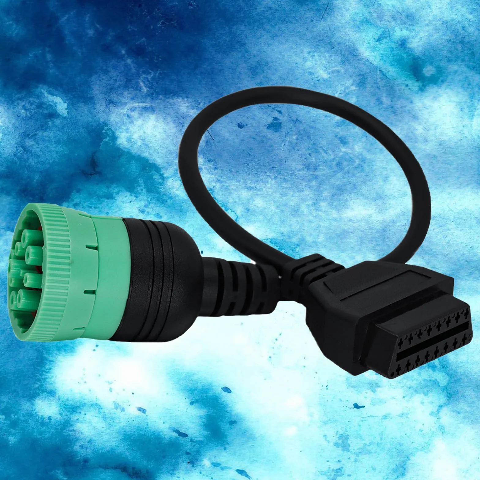 Adattatore OBD2 9 pin a 16 pin connettore diagnostico J1939 per veicoli pesanti