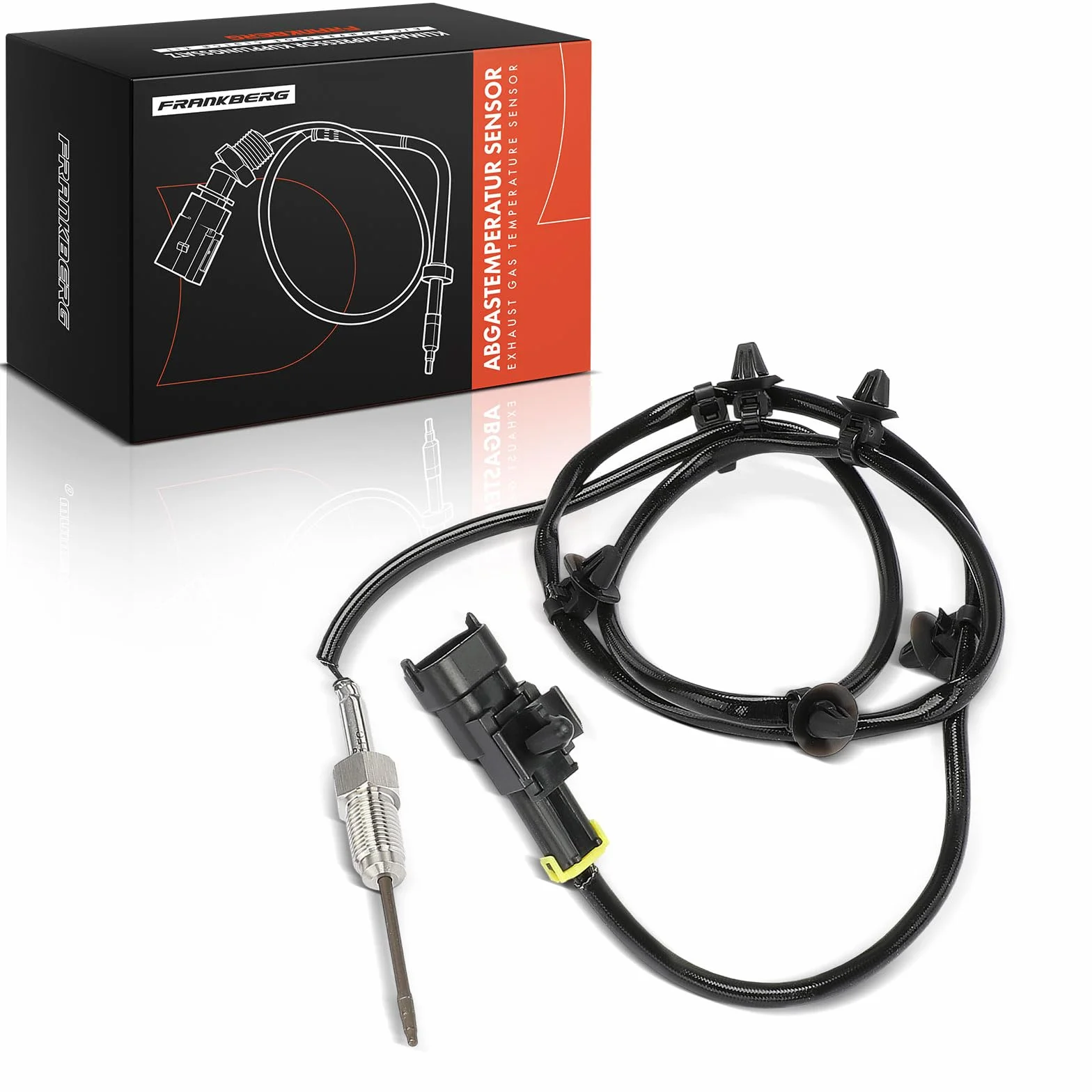 Frankberg Sensore temperatura gas di scarico 2-Poli Compatibile Grandeur TG 2.2L 2006-2011 Santa Fé II CM 2.2L 2006-2012