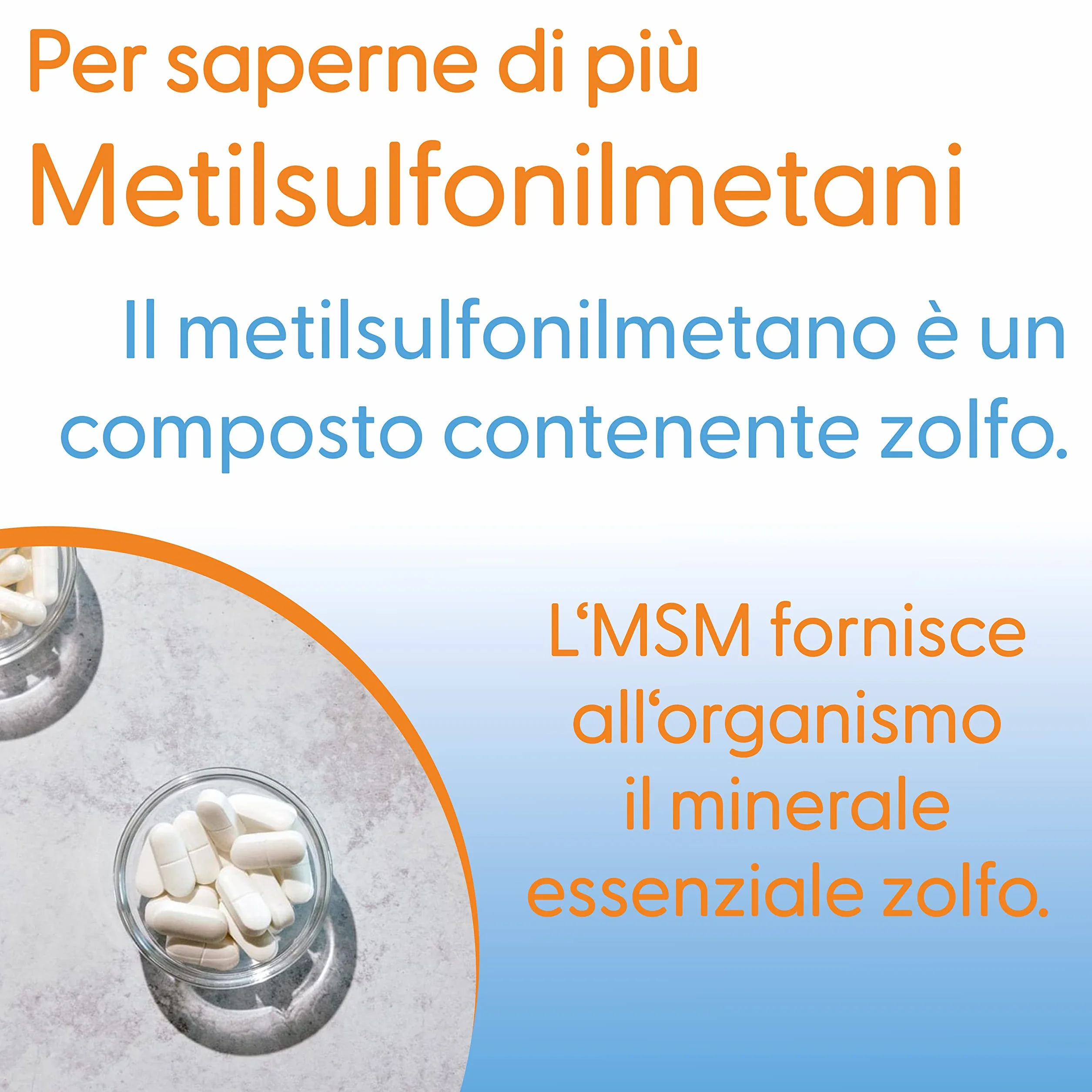 Doctor's Best MSM con OptiMSM 1.500mg 120 Compresse Vegane Zolfo Naturale