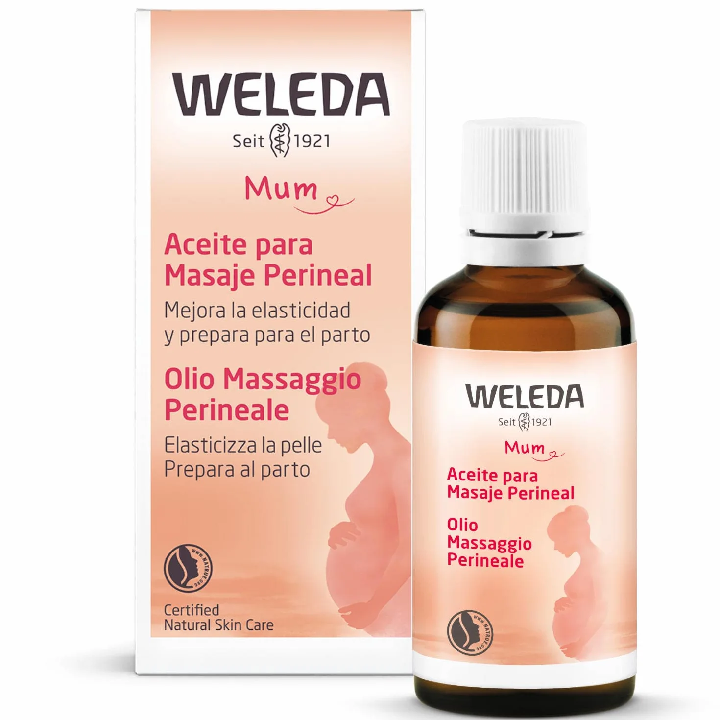 Weleda Olio Massaggio Perineale 50 ml per Pavimento Pelvico Pre e Post Gravidanza