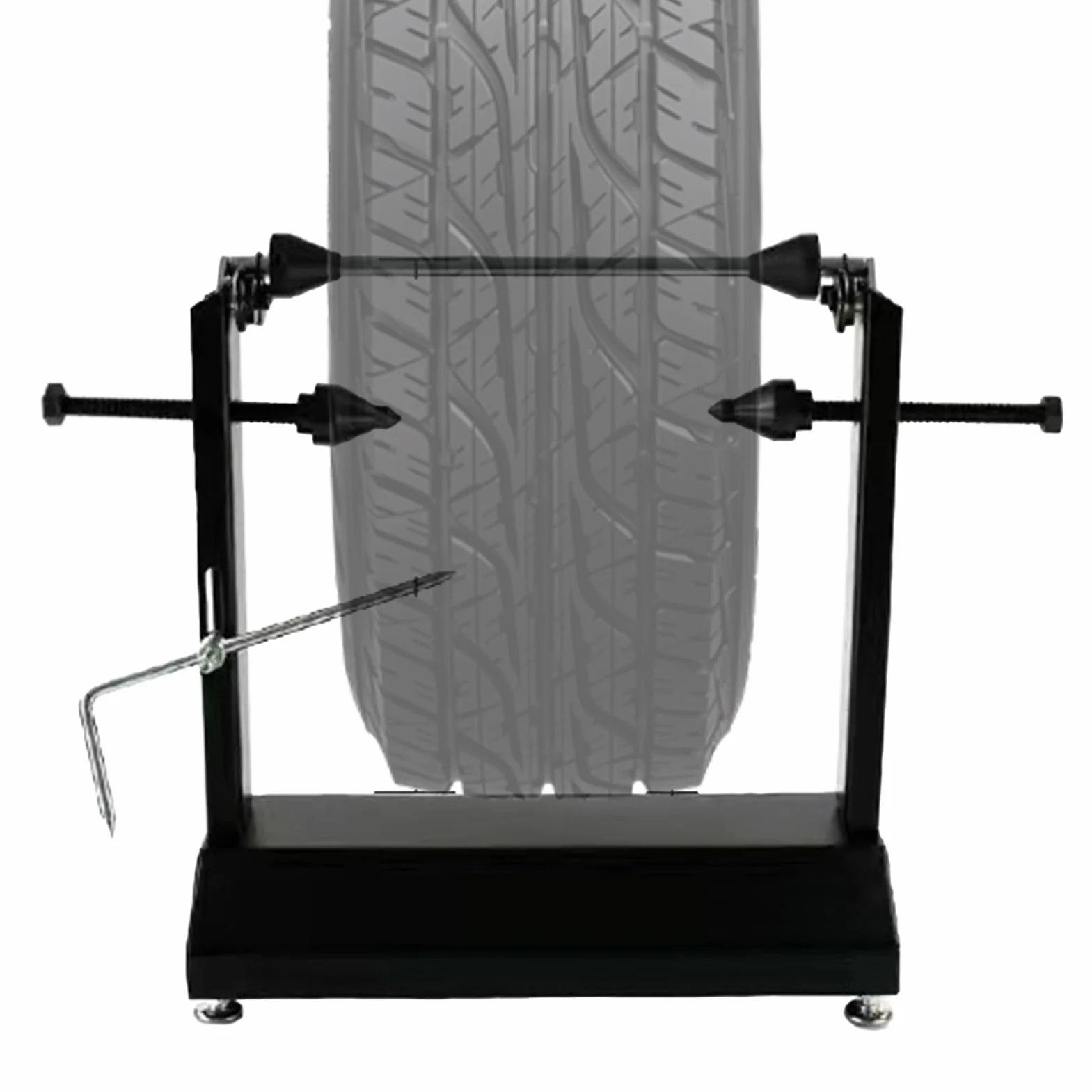 Bilanciatore Pneumatici Per Moto - Supporto Statico Manuale Per Equilibratura Ruote Moto, Strumento Professionale Per Officina Riparazione Pneumatici | Attrezzo Meccanico Per Cambio Ruota Motocicli, D