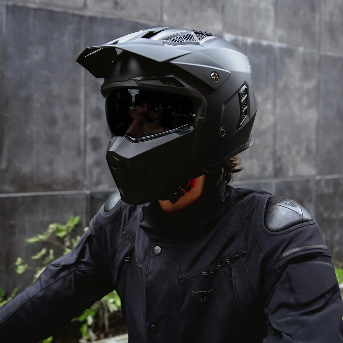 VINZ Kioto Casco Jet / Streetfighter | Certificato ECE 22.06 | Casco Moto / Scooter con Visiera Parasole | Mentoniera rimovibile | nelle taglie dalla XS-XXL