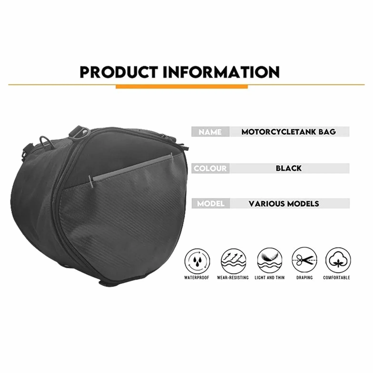 Moto Selle Borsa Da Viaggio Per X-ADV 750 20-35L Borse Portaoggetti Anteriori Con Tracolla Da Tunnel Per Scooter
