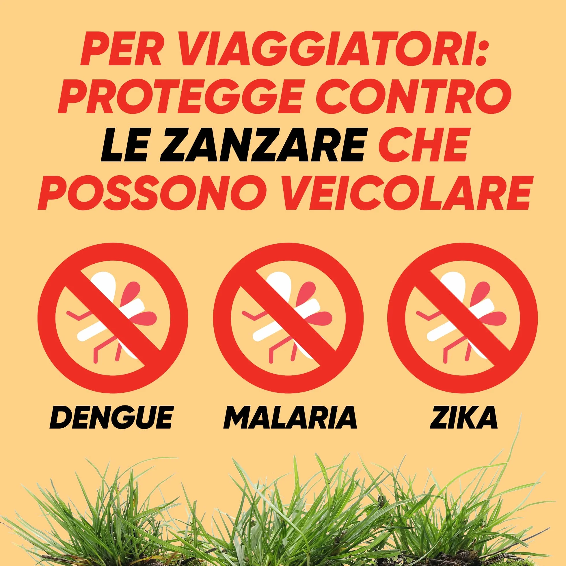Autan Tropical Mini Spray Antizanzare Forte, Repellente Zanzare, 8h Protezione, 6x50 ml