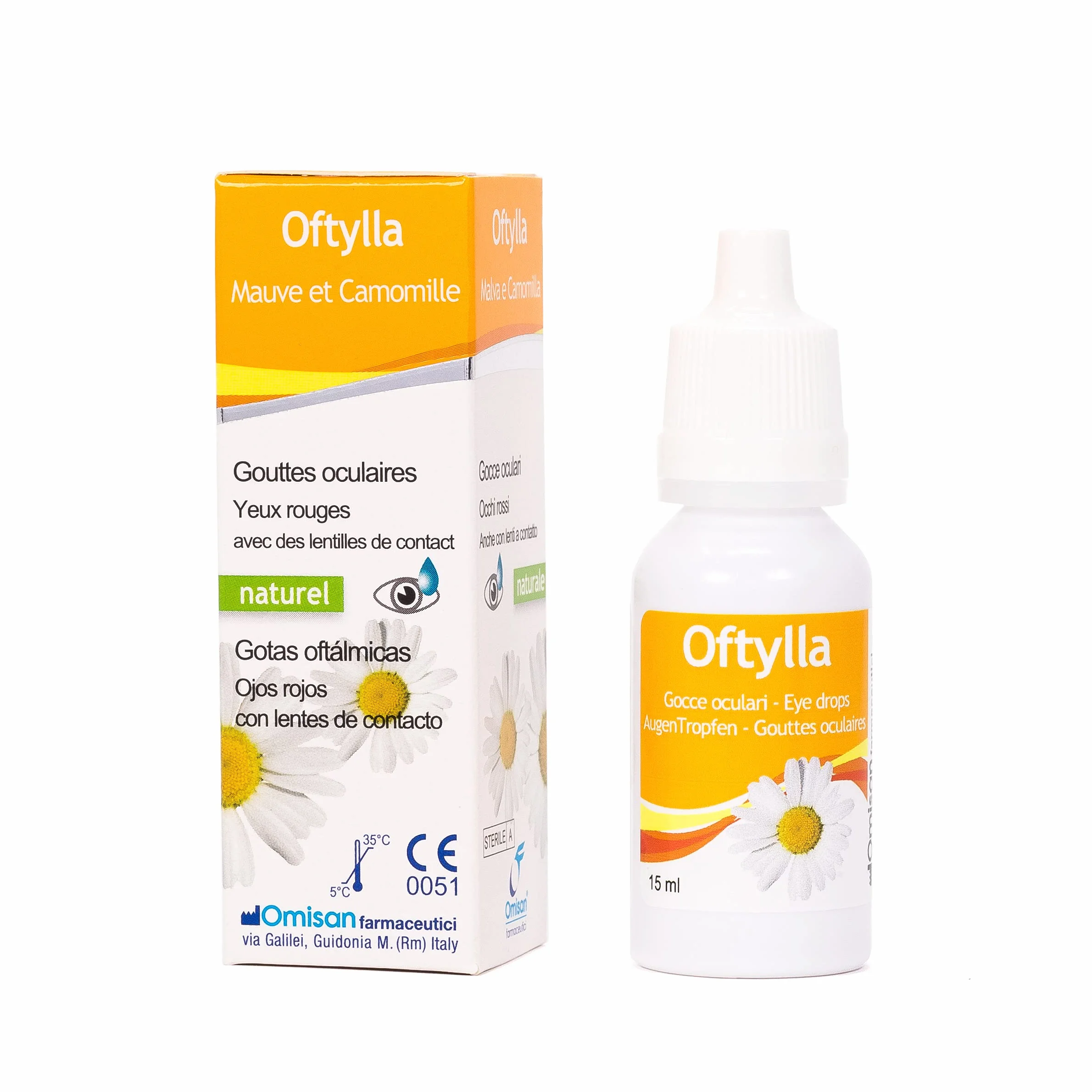Oftylla Gocce oculari Camomilla Malva 15 ml