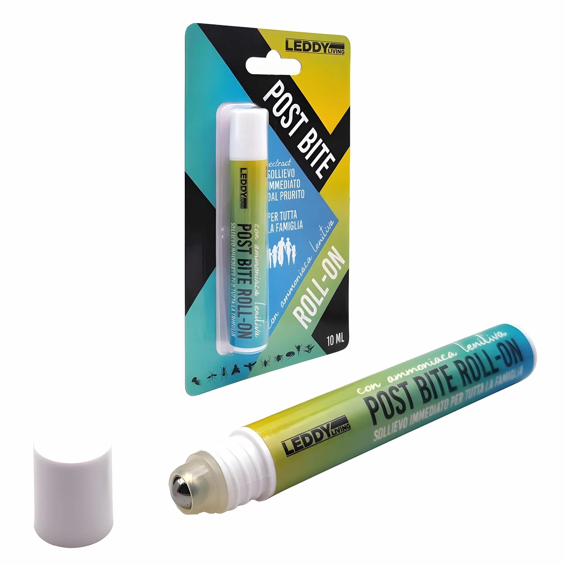 Penna Gel Dopopuntura 10ml Azione Rapida Contro Punture Meduse Zanzare Ortiche Mosche Tafani Zecche Api Vespe