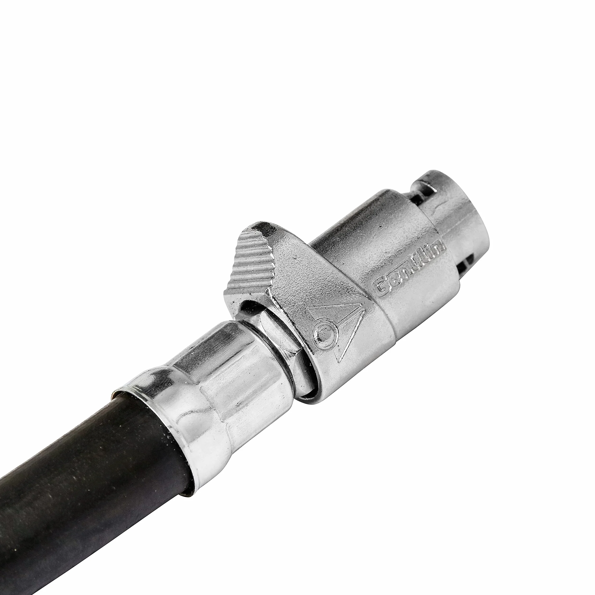 ABAC Gonfiagomme PRO - Approvato CEE - Manometro 80 mm - Tubo flessibile 1,5 m - Uso professionale (auto, camion) - Peso: 0,9 kg