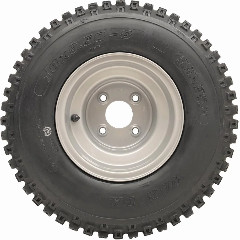 ATV Quad Trailer Kit 18x9.50-8 Wanda Tire 4ply P322 7.00x8 Wheel Rims 1700 kg Capacity