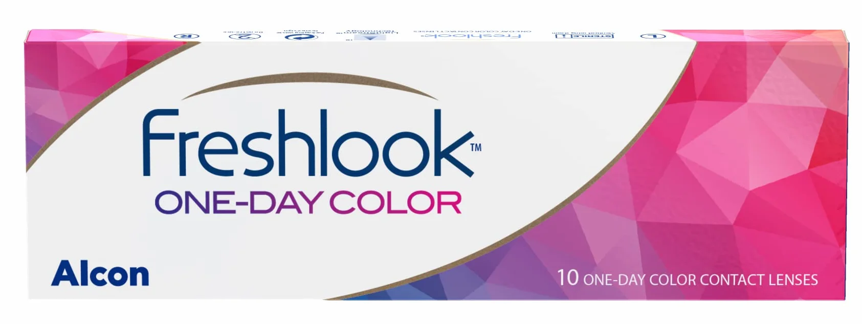 FreshLook One Day Green Lenti a Contatto Giornaliere, 10 Lenti, BC 8.6 mm, DIA 13.8 mm, 0 Diopt