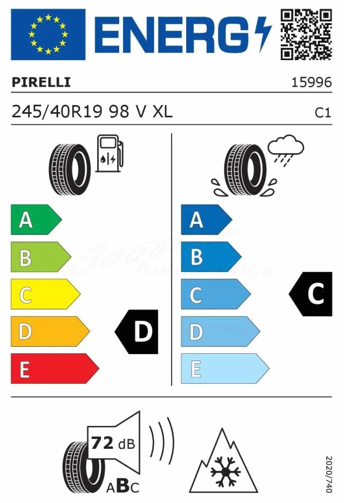 Pirelli Winter 240 SottoZero 245/40R19 98V Pneumatico invernale
