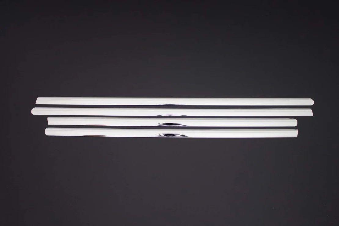 Classe ML (W164) Copri modanature vetri auto in acciaio inox cromato, 4 pezzi (2005-2012)