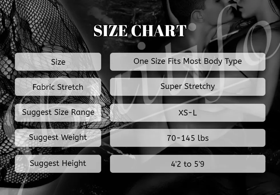Buitifo Lingerie Donna Sexy Fishnet Bodystocking Babydoll Sleepwear