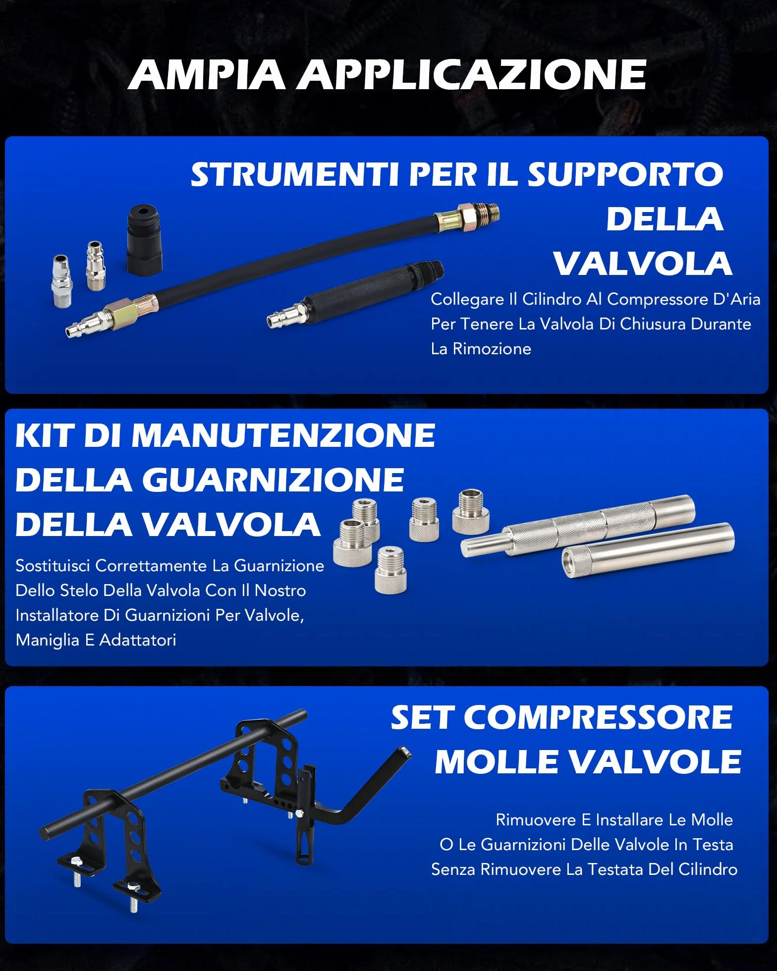 Orion Motor Tech Compressore per Molle Valvole Estrattore Installatore OHV OHC
