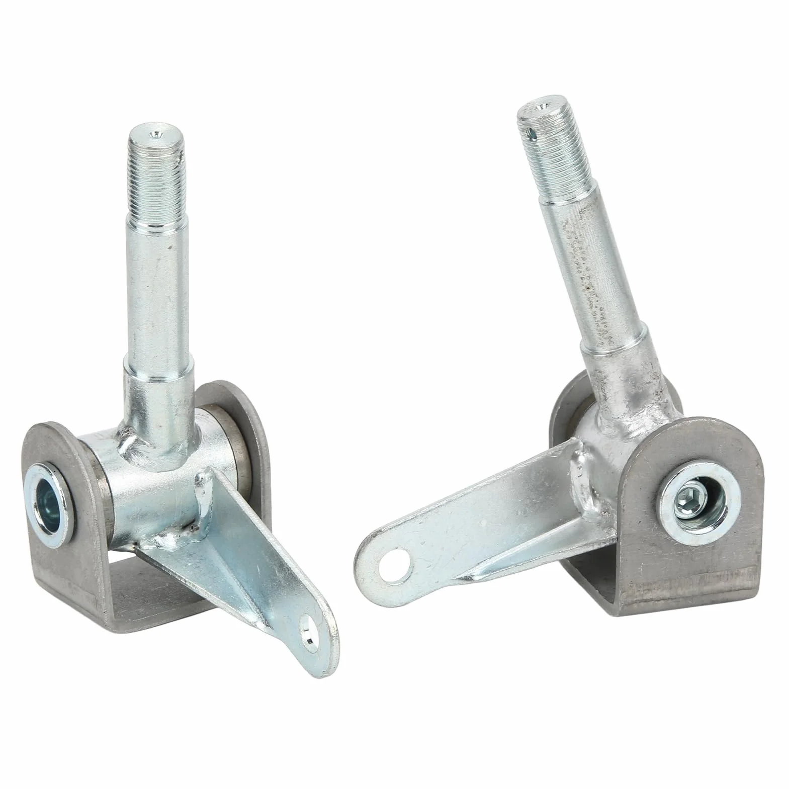 Mandrini Set Anteriore E Kit Mozzo Asse Fuso A Snodo 5/8 Puntone Ruota 4.5inx5/8in 2 Pezzi Destra Sinistra Staffa In Lega Di Acciaio Per Go Kart