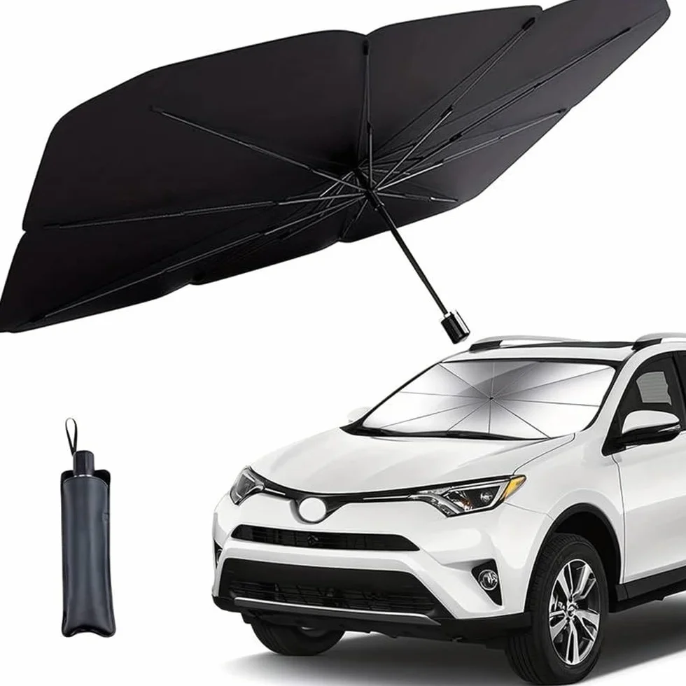 Ombrello Parasole Auto per Parabrezza Protezione UV Riflettente Pieghevole