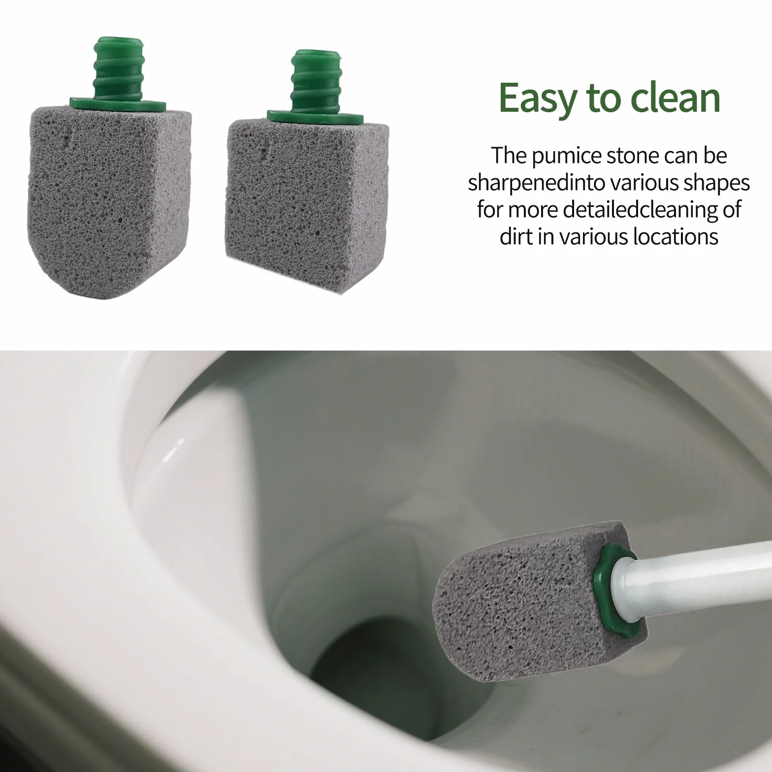 Pietra Pomice Detergente WC 10 Pezzi, Pumice Stone per Bagno e Cucina