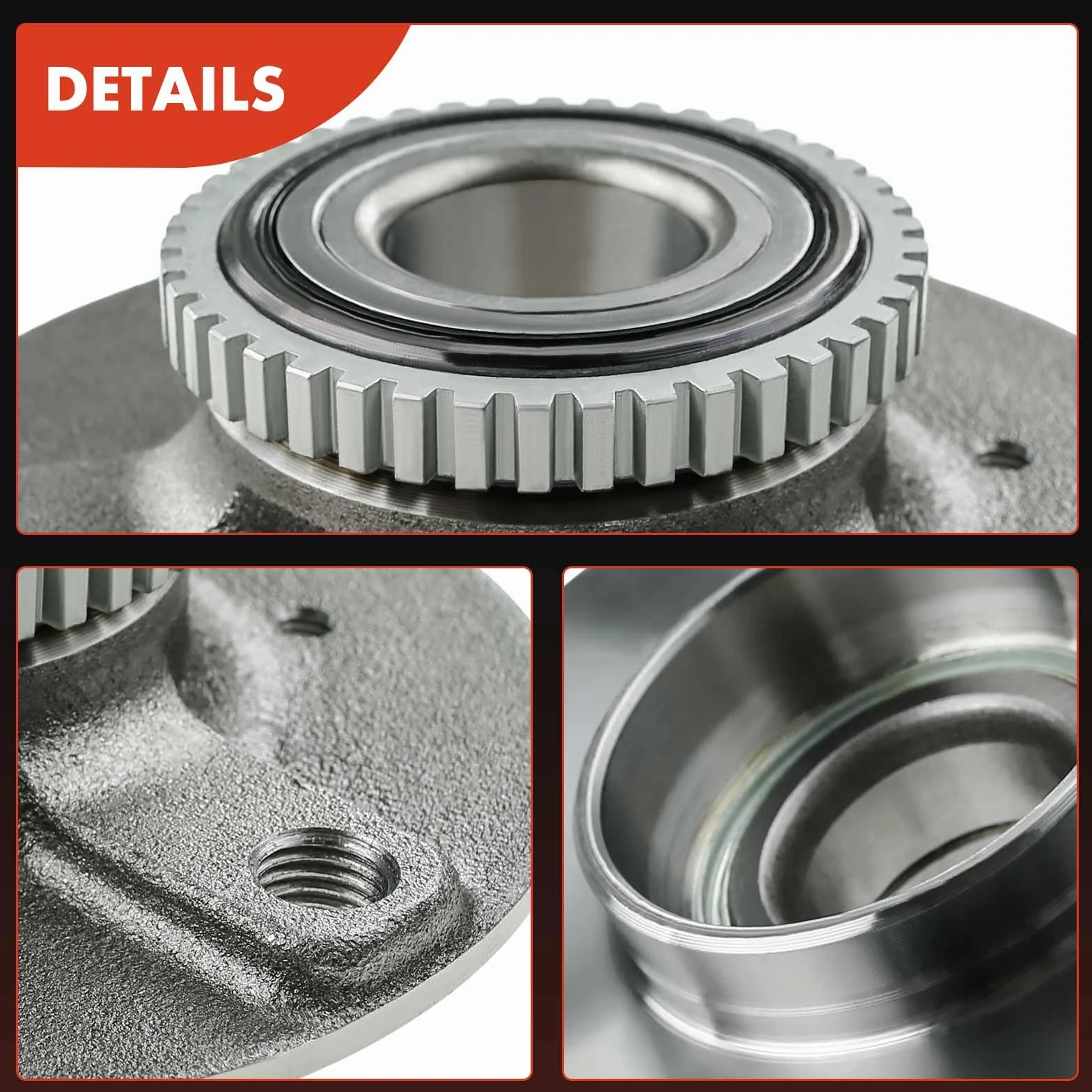 Frankberg Cuscinetto ruota Anteriore Ruota flangiata diametro 133,7 Con Sensore Velocità Ruota in ABS Compatibile con Cabrio City-Coupé Fortwo R.o.a.d.s.t.e.r 0001870V023000000, 1870V023000000
