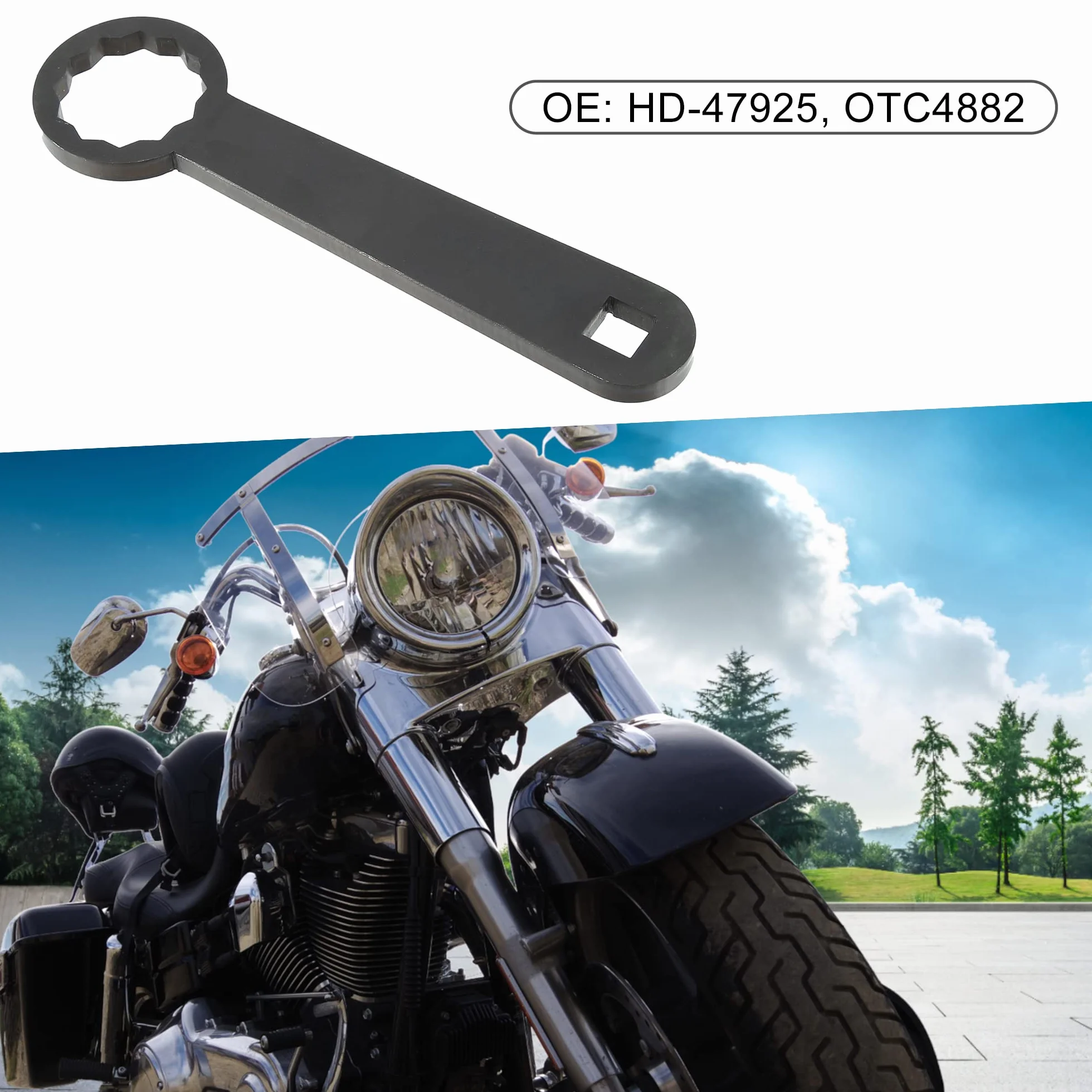 ABSOPRO Posteriore Asse Dado Coppia Chiave Mano Strumento per Harley Road King 2008-2021