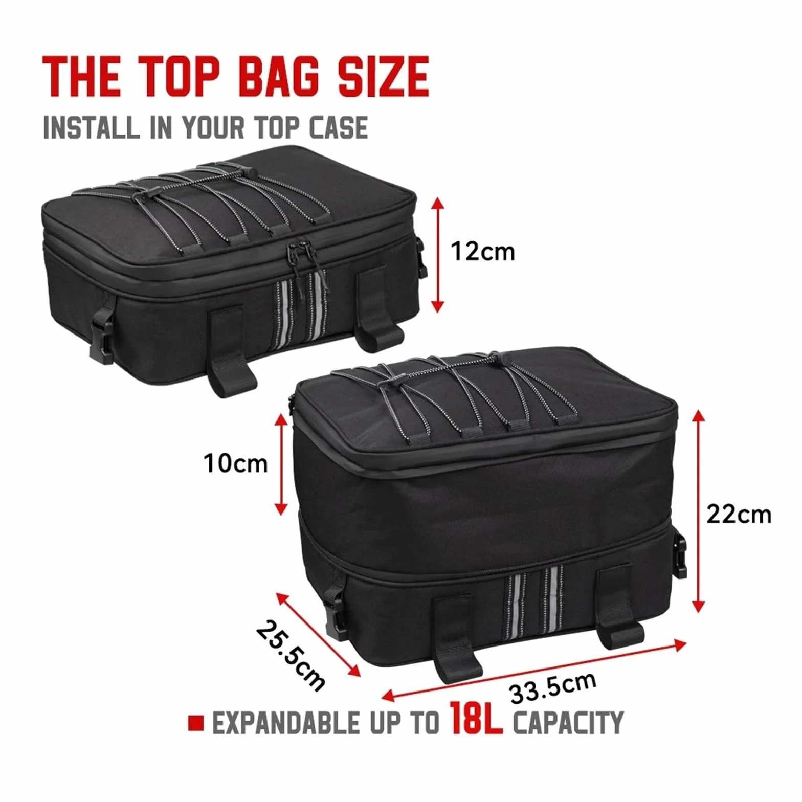 Portapacchi Borse Moto BMW R1250GS R1200GS Adventure 2013-2017 Zestaw 3 Bags