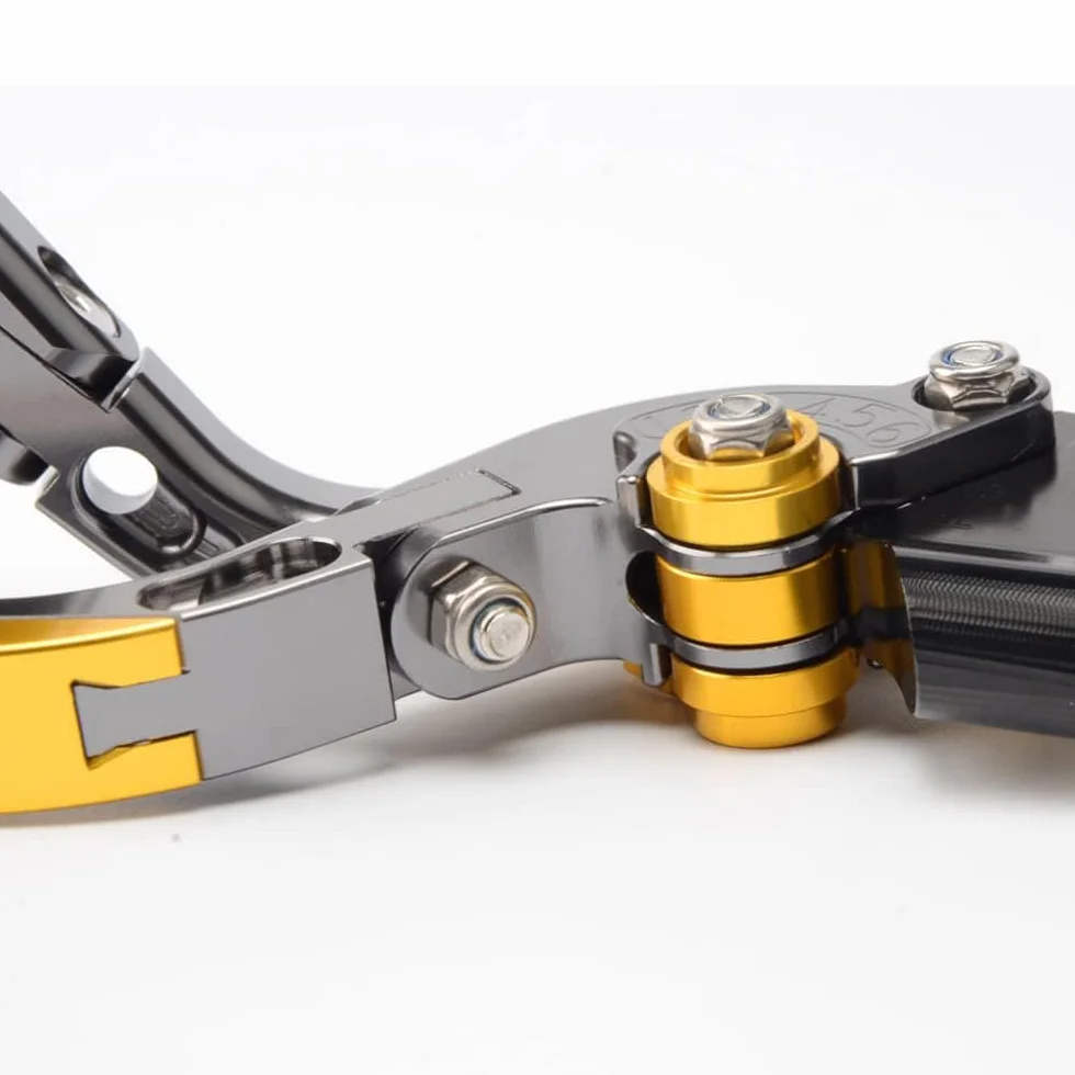 Per Royal Enfield Himalayan 450 Guerrilla 450 2024 2025 Leva freno pieghevole retrattile Leva frizione, in lega di alluminio CNC (Black)
