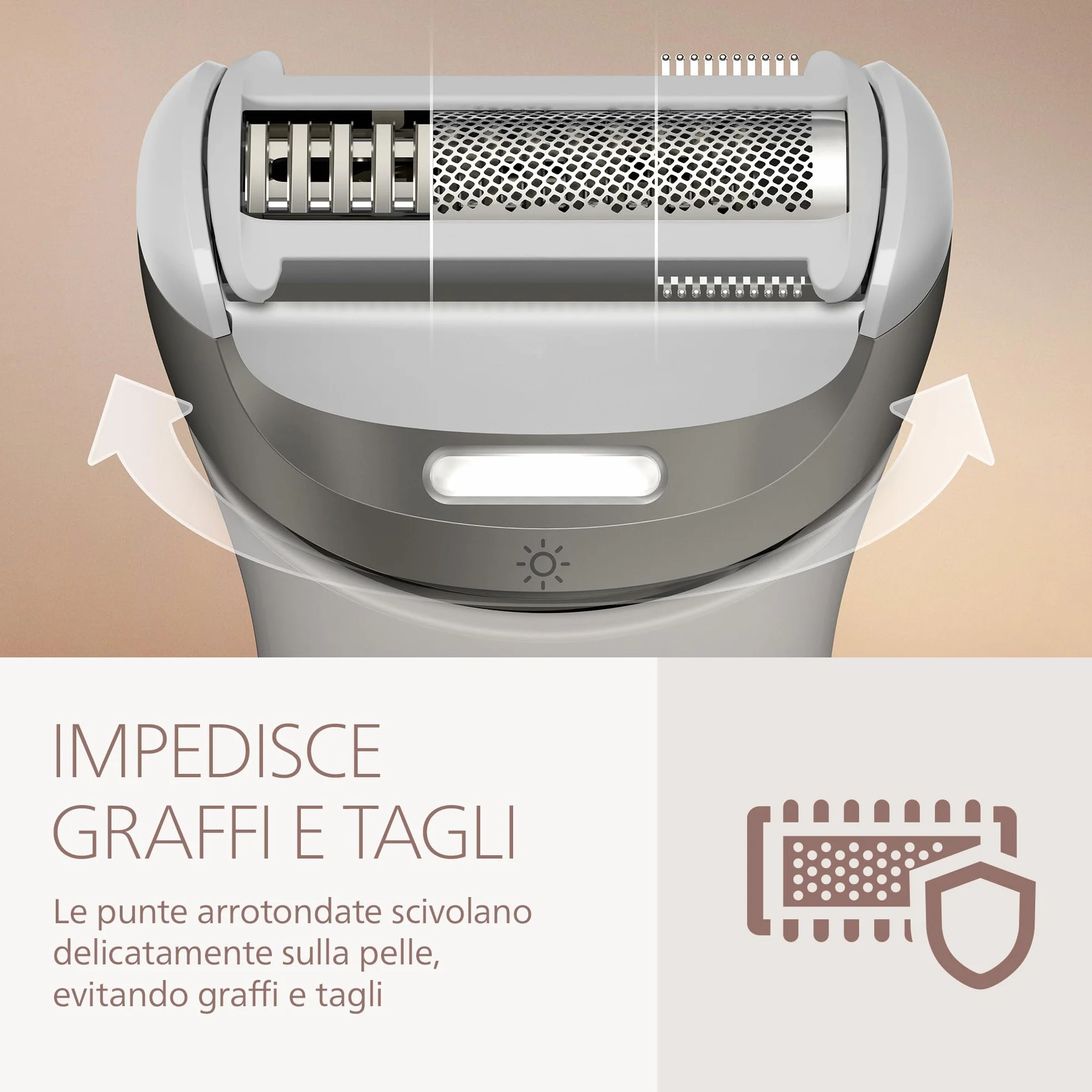 Philips Serie 8000 Rasoio Senza Filo Wet & Dry 3 Lame Testina Flessibile BRL159/00