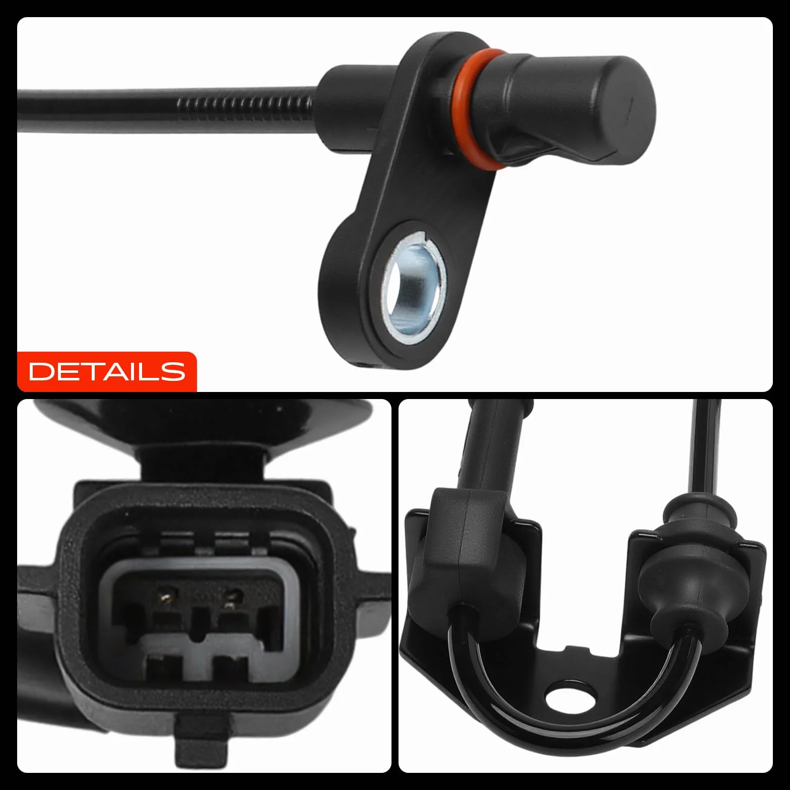 Frankberg 4x Sensore di velocità Sensore Velocità Ruota Sensore ABS di velocità ABS Anteriore Posteriore Compatibile con Swift IV FZ NZ 2010-2025 Replace# 31581,109563