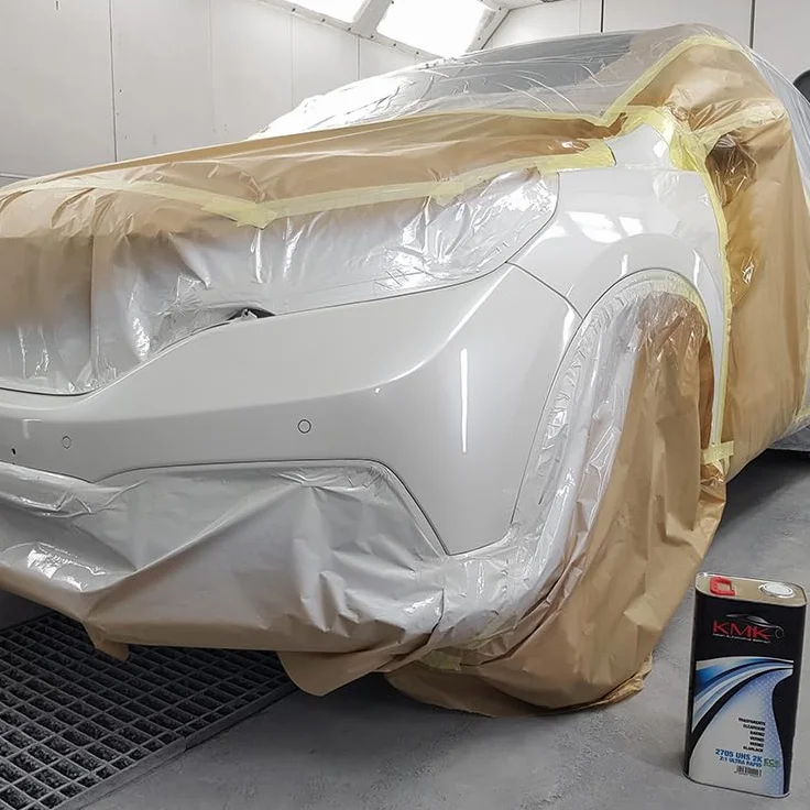 KMK Trasparente UHS 2K 2:1 ULTRARAPIDO e catalizzatore rapido KIT da 7,5 L | Professionale per carrozzeria: