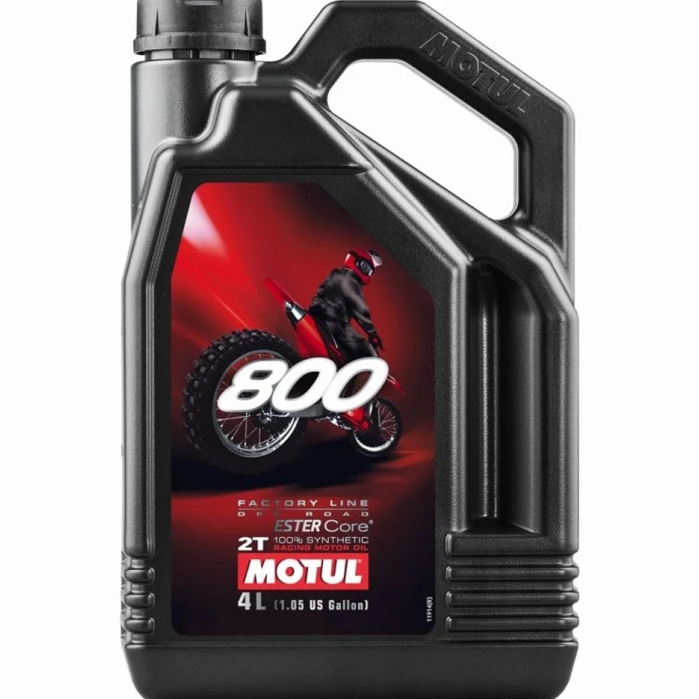Motul 800 2T Factory Line Off Road Olio motore, 4 litri