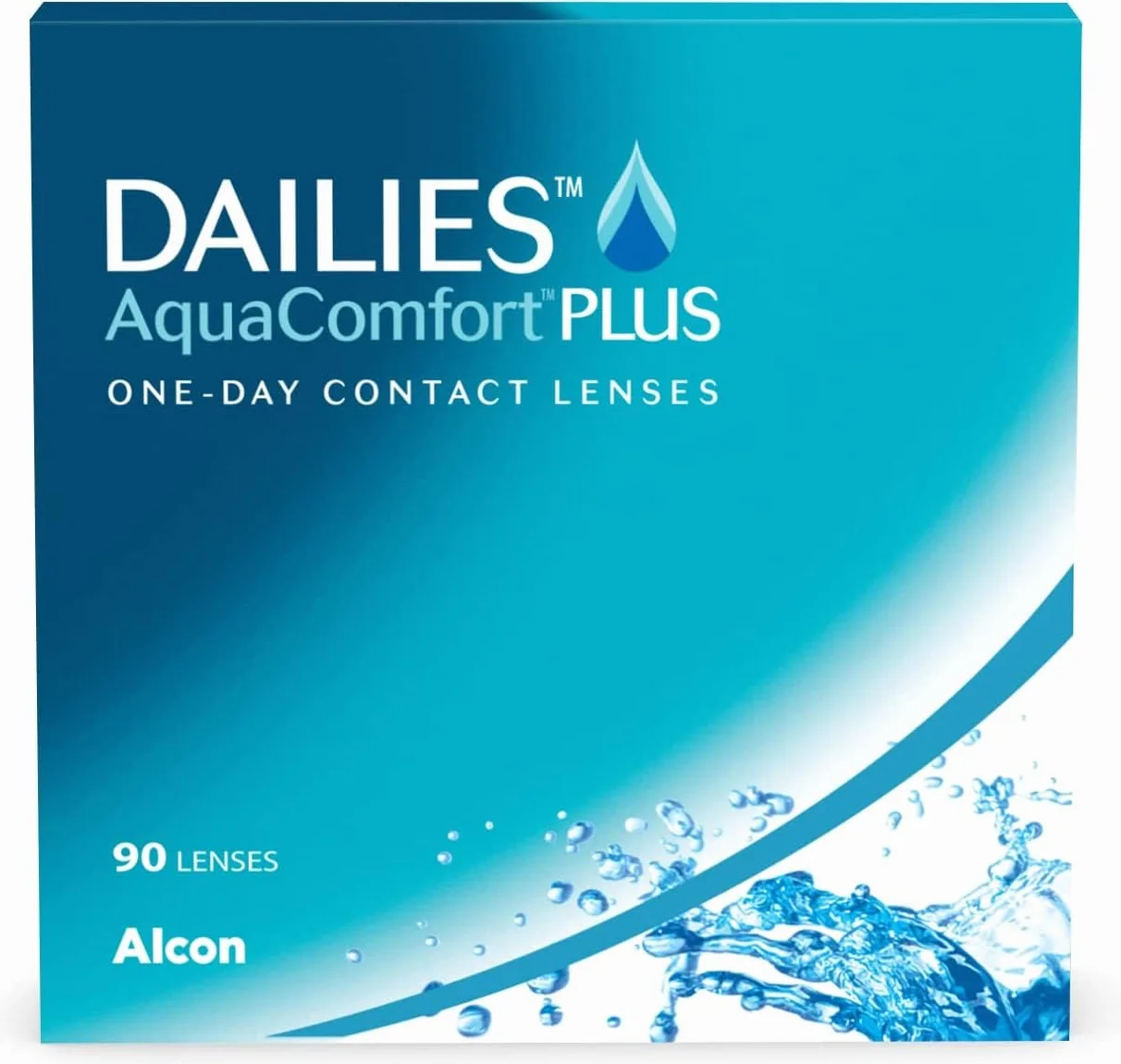 Dailies AquaComfort Plus lenti a contatto giornaliere 90 lenti BC 8.7 mm DIA 14.0 mm -02.50 diottrie