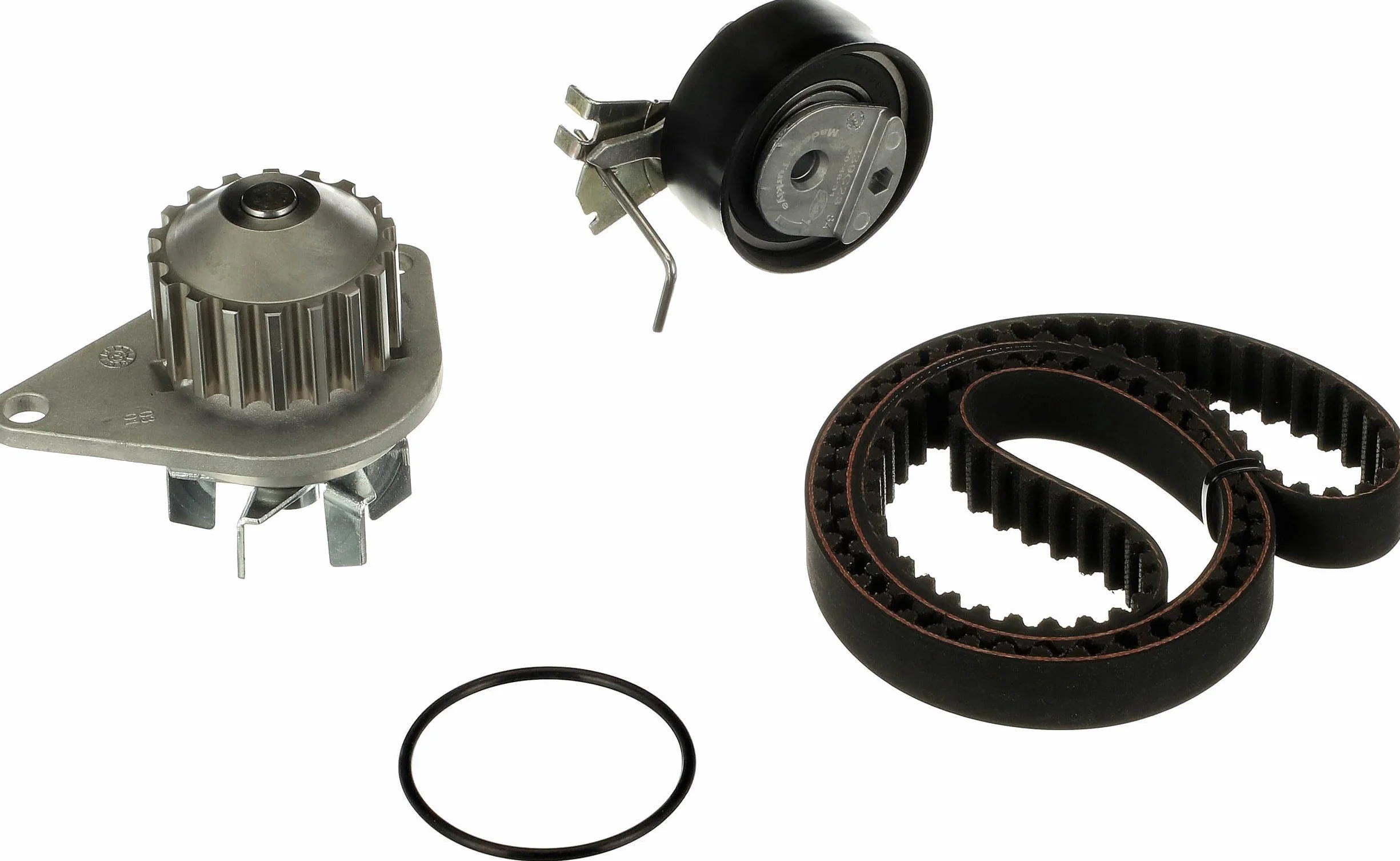 GATES KP15574XS Kit cinghia distribuzione pompa acqua 100 denti 17 mm con pompa acqua