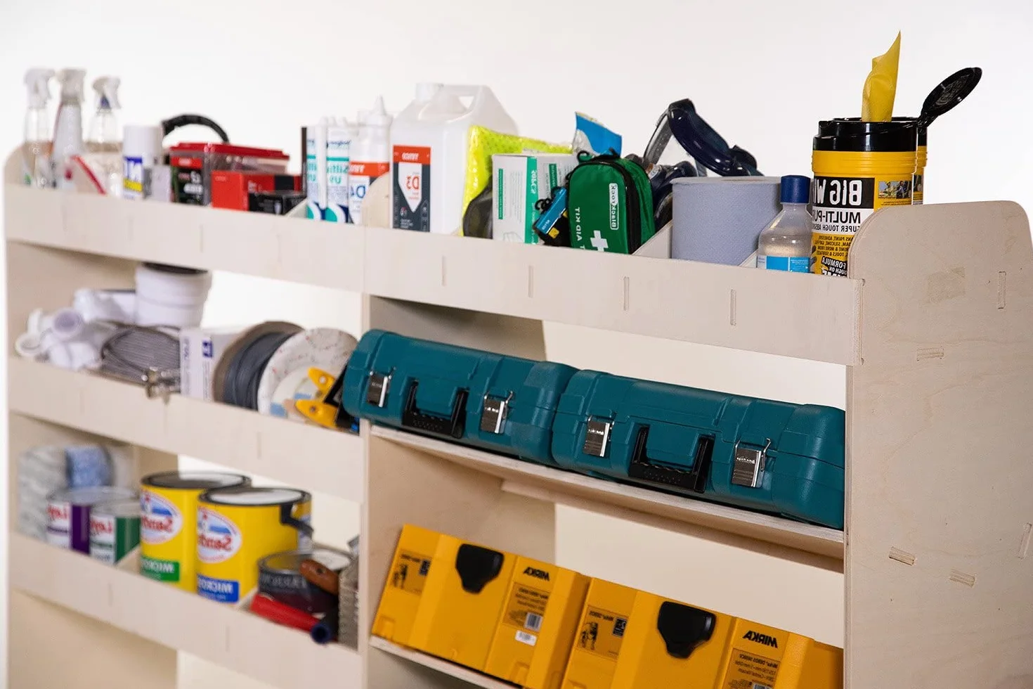 VANIFY - Scaffali per Furgone Peugeot Expert L2 2016+ Caja de herramientas y estantería trasera