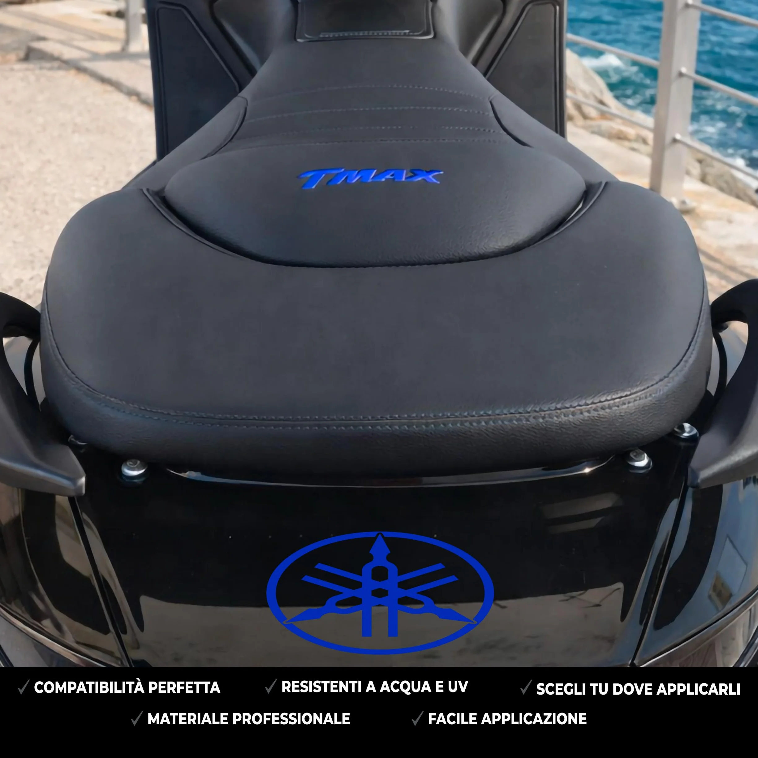 Adesivi Compatibili con Yamaha TMAX 500/530 – Kit Sticker Moto Scooter in Vinile Impermeabili Resistenti UV