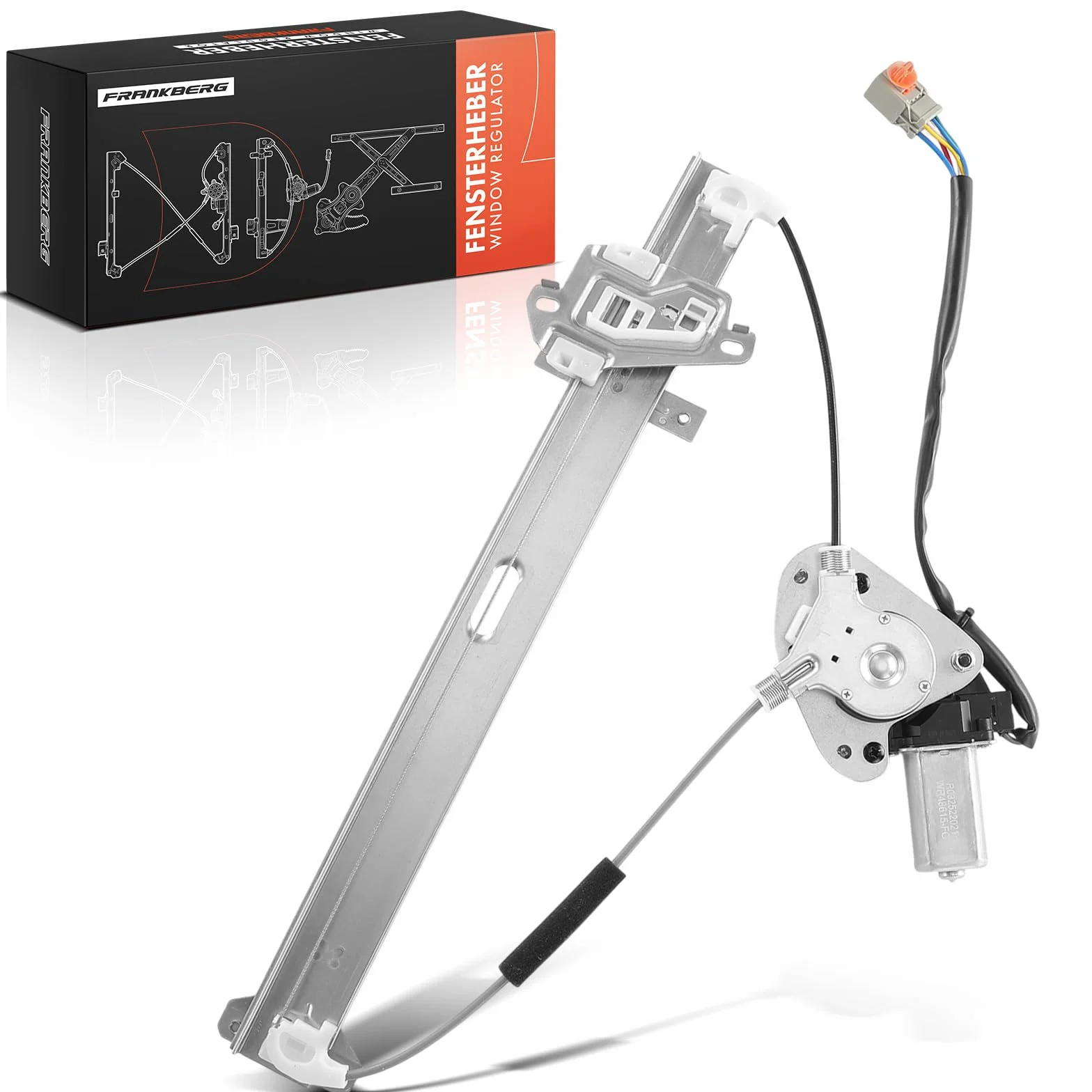 Frankberg Alzacristallo Meccanismo alzacristallo Elettrico con Motore 6 poli Anteriore sinistro senza piastra 4/5-Porte Compatibile con J.a.z.z II GD G.E2 G.E3 Replace# 72250SAAG03