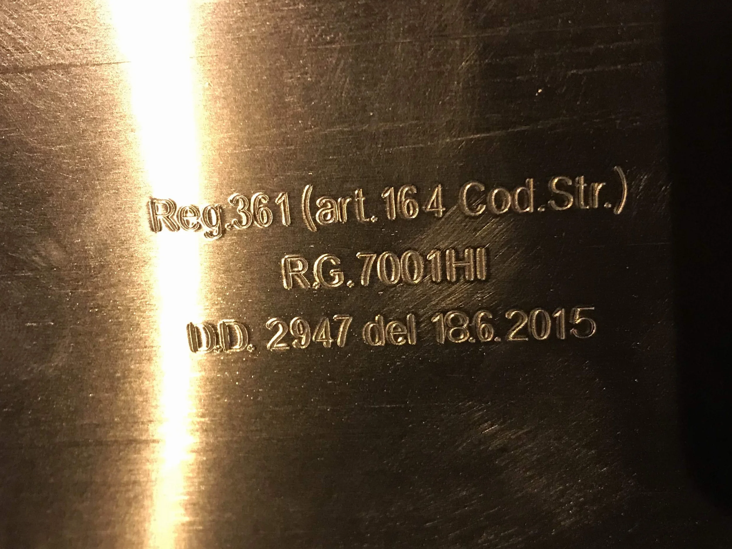 Pannello CARICHI SPORGENTI Alluminio RIFRANGENTE OMOLOGATO 500x500mm Fori ANTITAGLIO Angoli ARROTONDATI