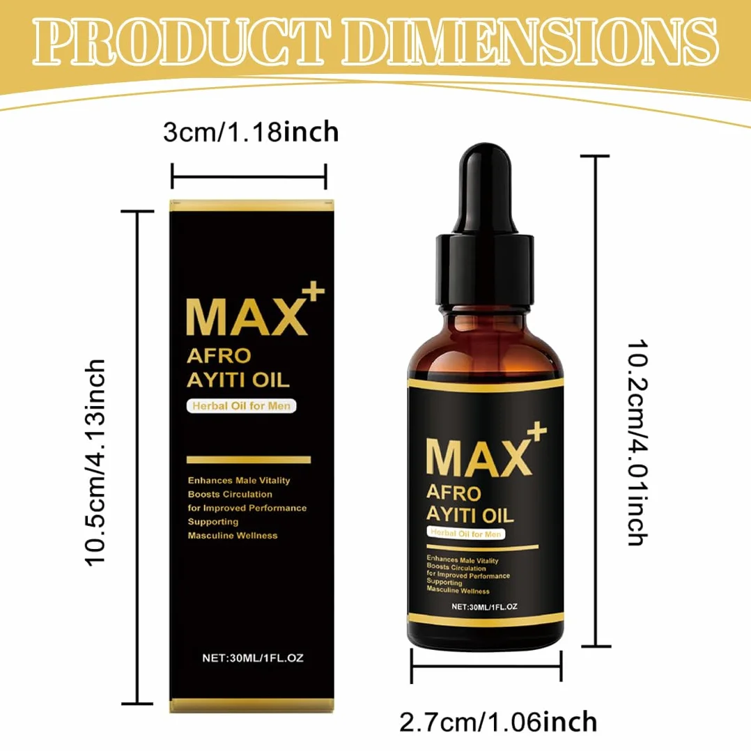 Lubrificante Premium Olio da Massaggio Uomini 30ml per Intimità e Scivolamenti Duraturi
