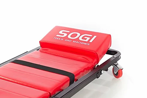 SOGI X4-16 Lettino sotto auto carrello pieghevole in sgabello con poggiatesta regolabile