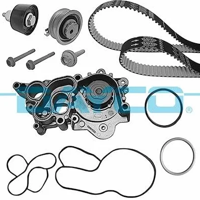 DAYCO Pompa acqua + Kit cinghie dentate KTBWP8191 Compatibile con: AUDI A3, A3 Cabriolet, A3 Limousine, A3 Sportback, A4 B9, A4 B9 Avant, A5, Q2, Q3, CUPRA FORMENTOR, SEAT ARONA, ATECA, IBIZA IV