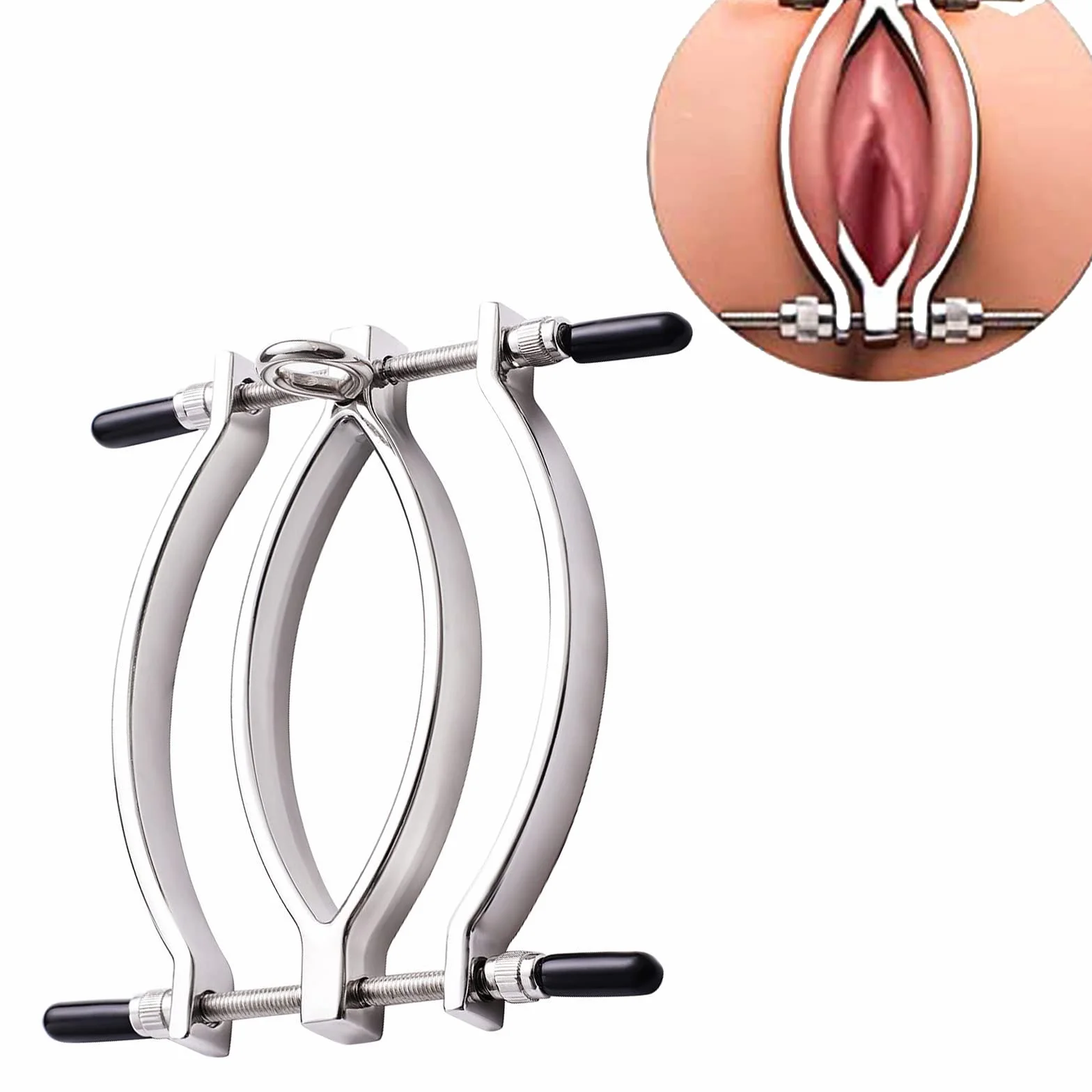 Morsetti Vaginali, Dilatatore Vaginale, Stimolatore Clitoride, Speculum, Giocattolo Sessuale