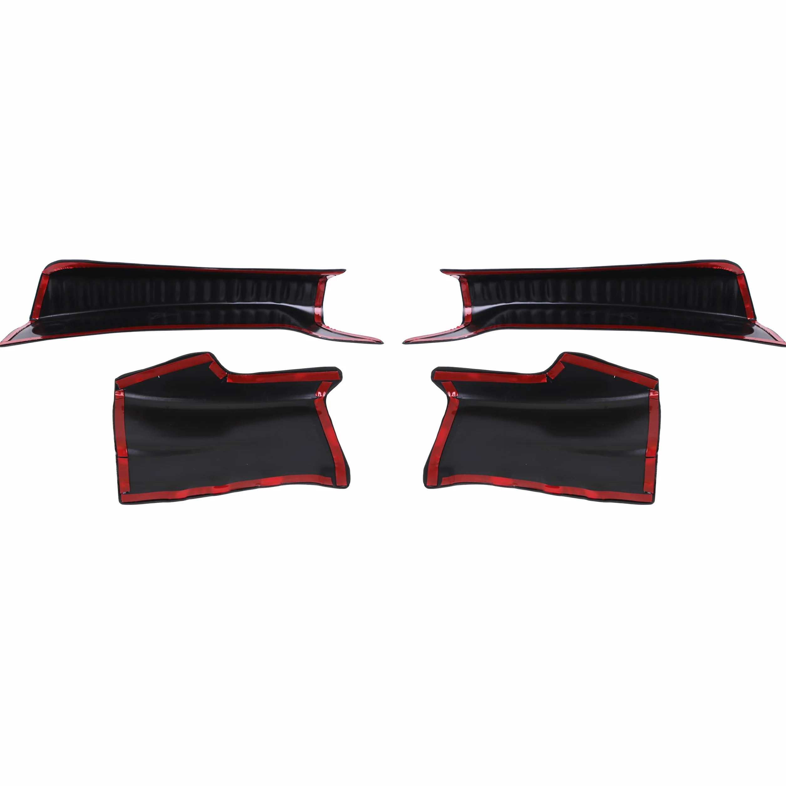 INLY 4 TLG protezione interna paraurti in plastica ABS compatibile con Sandero (dal 2021) Nero