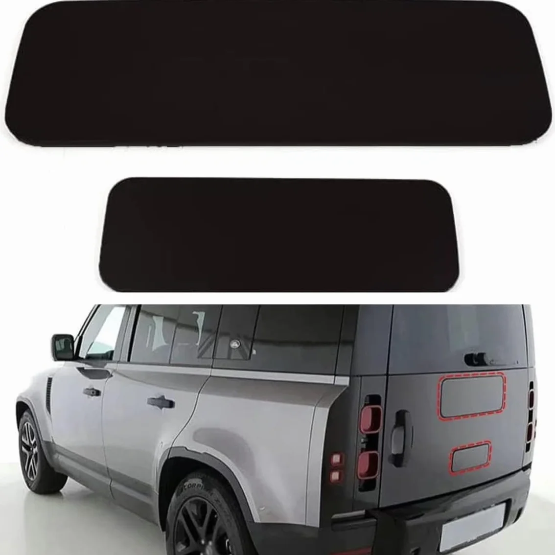 Piastra di Copertura per Foro Ruota di scorta per portellone Posteriore per Land Rover Defender 90/110/130 2020-2024 - 6 Colours