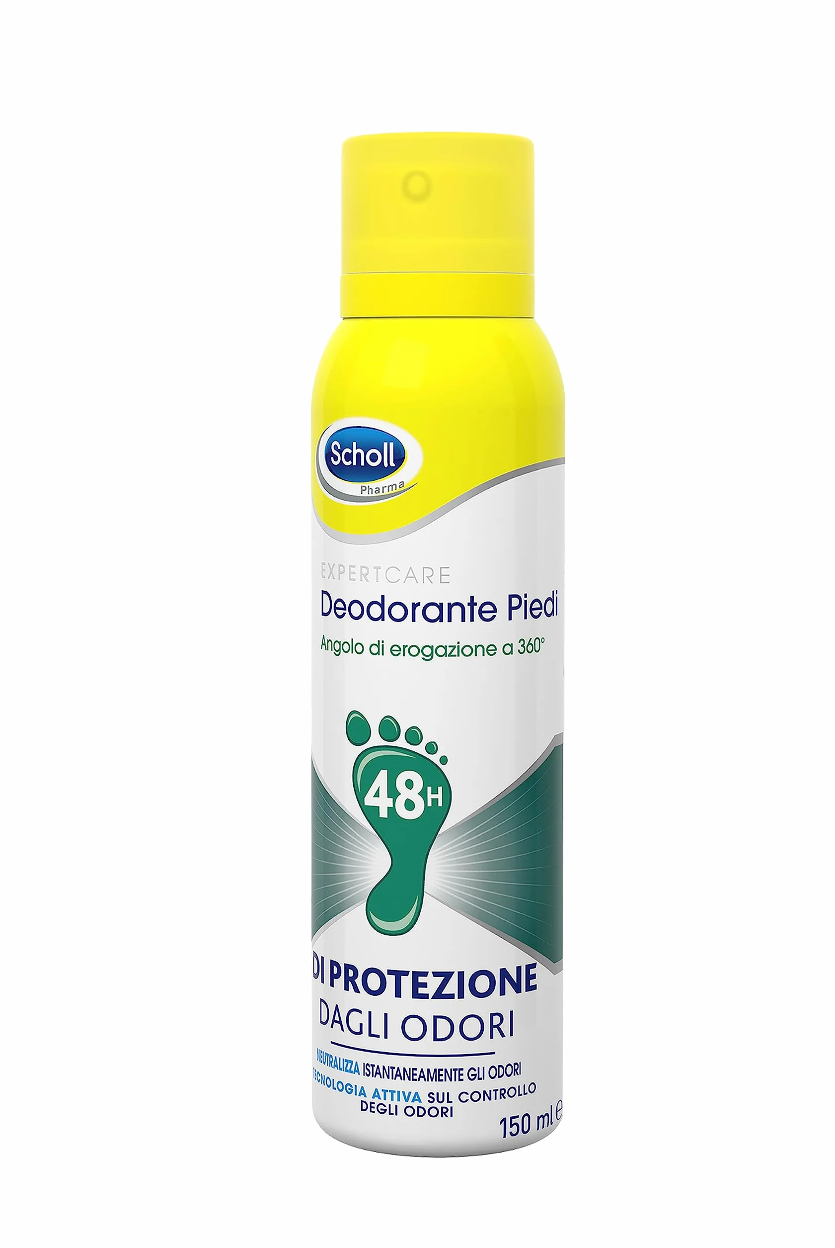 Scholl Pharma Deodorante Spray Piedi Antiodore 48h 150ml