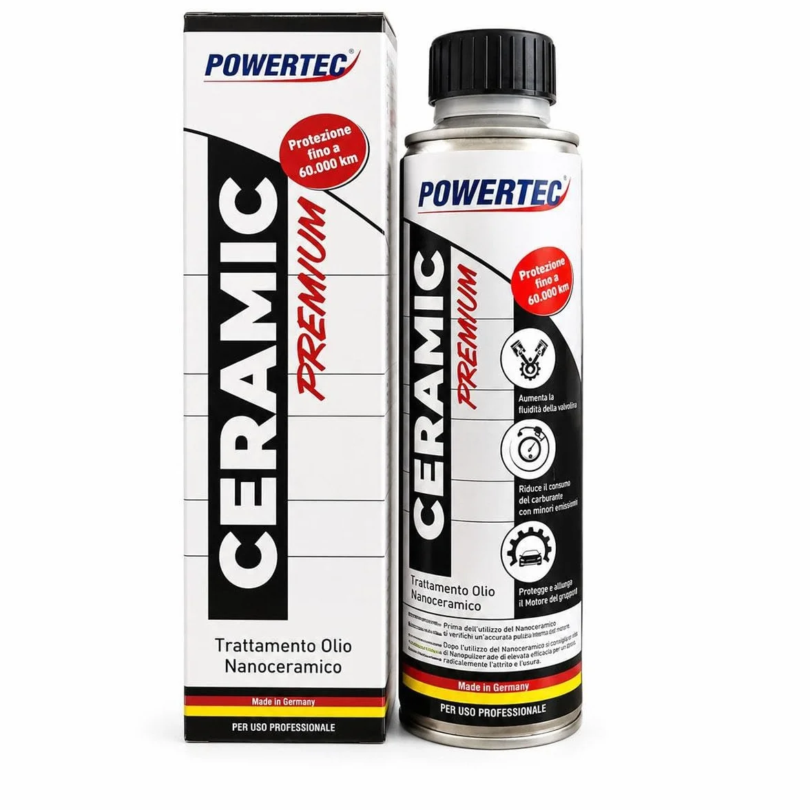 Nano-Ceramic Powertec Trattamento Nanotecnologico per Motori Diesel Benzina GPL