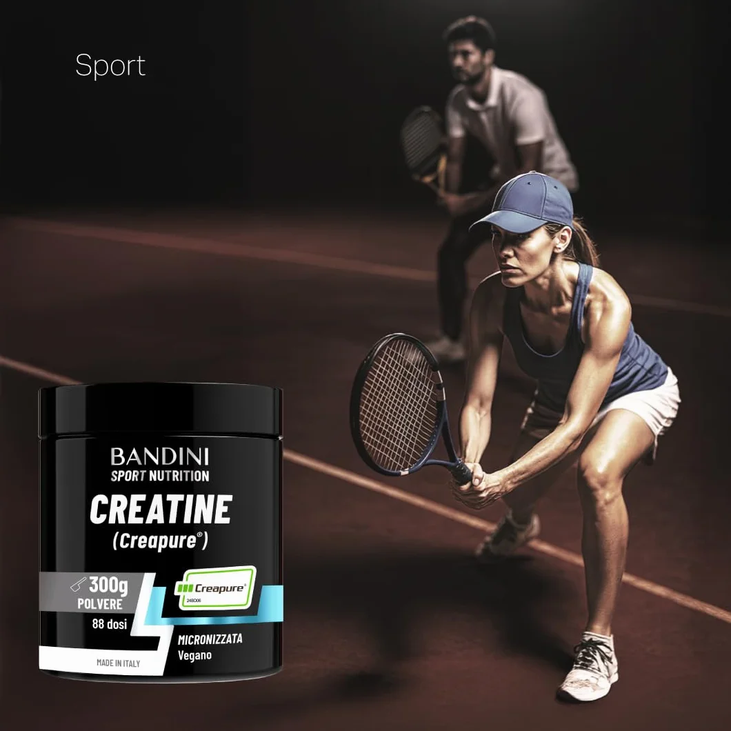 Bandini Creatina CREAPURE Monoidrata in Polvere Pura - Integratore per Sport e Pre Workout - 100% Vegan - 500g