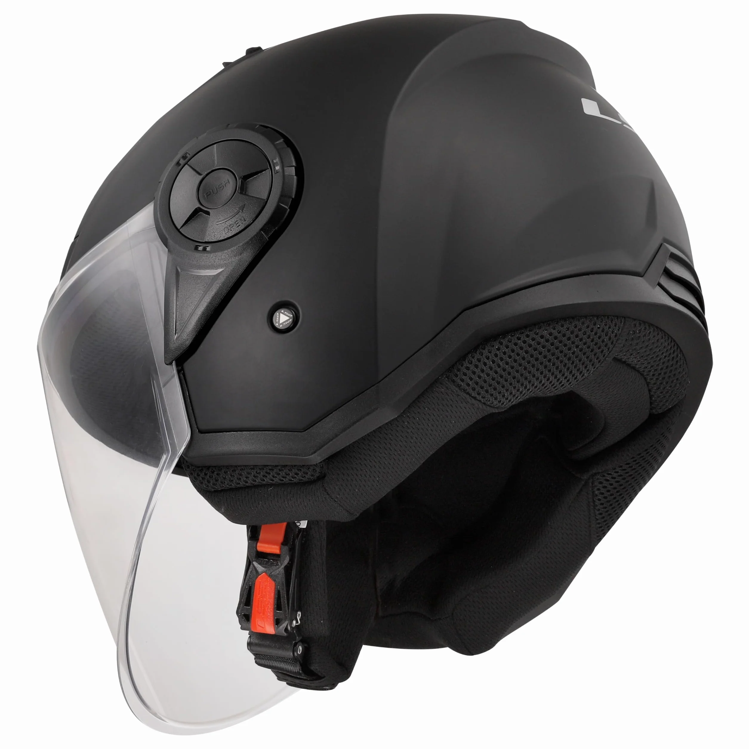 Open Faced Motorcycle Helmet. LS2 Airflow II ECE 22.06