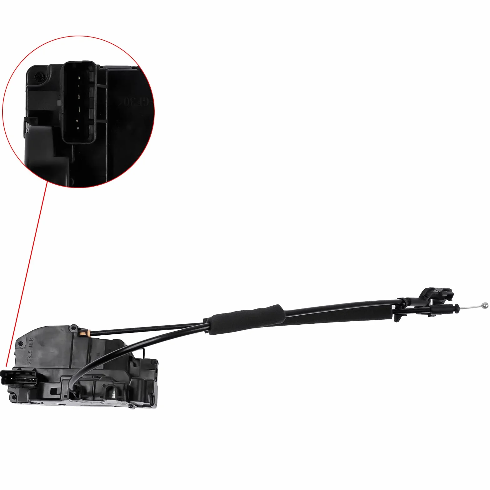 Attuatore serratura porta anteriore destra con 6 perni di ricambio per NV400 Master III Movano B 2.3 dCi 80502-00Q0K 80502-00Q1H 82502-00Q0D 4419257 4421454 93197290 805020009R