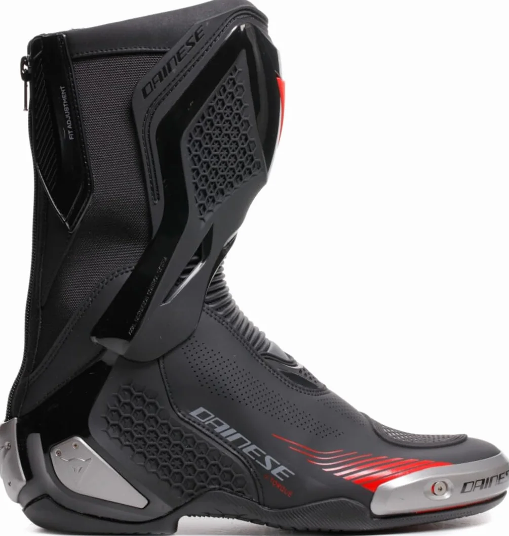 Dainese Torque 4 Air Stivali da moto, nero/rosso, 43
