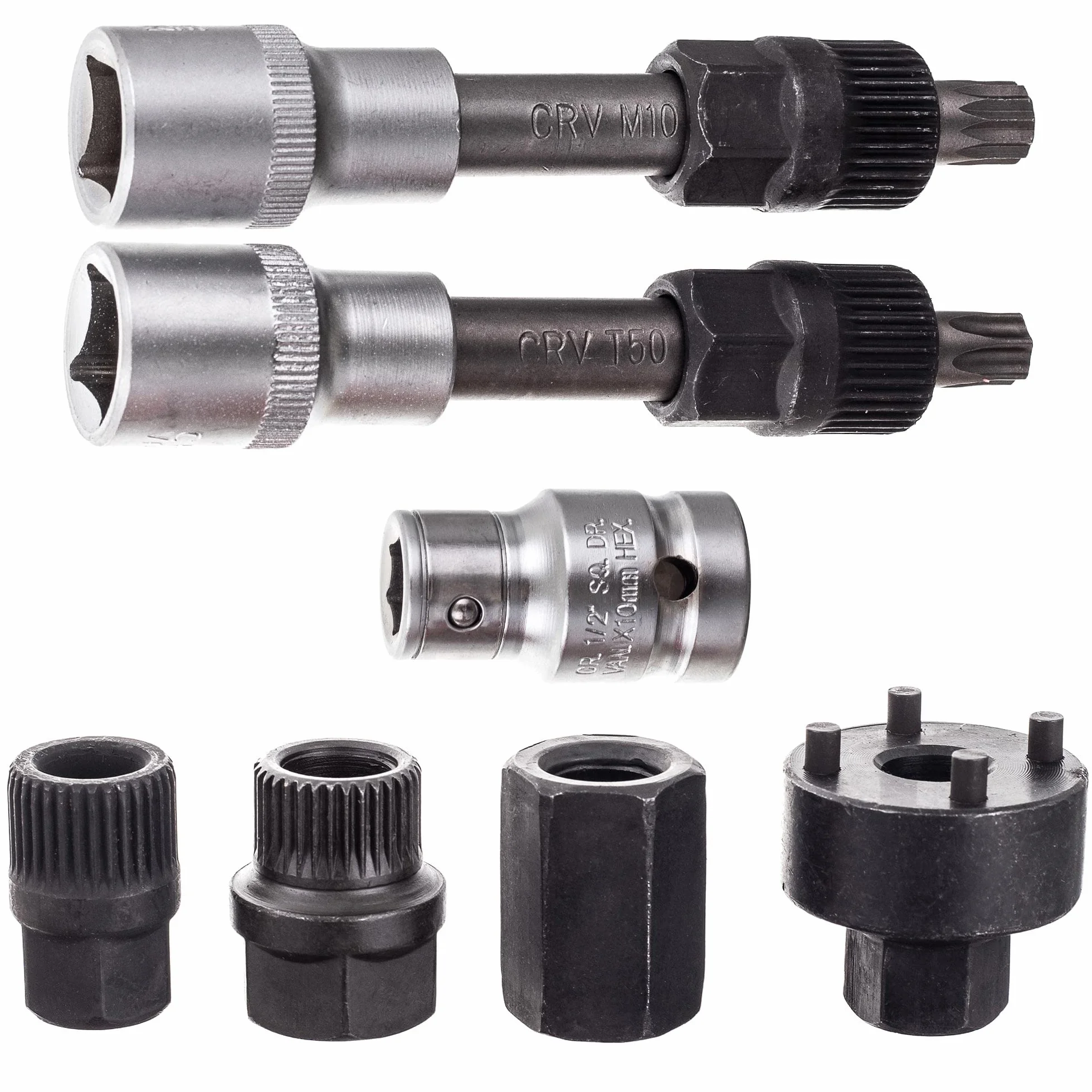Set alternatore ruota libera puleggia chiave rimozione presa bit bloccaggio 13 pezzi