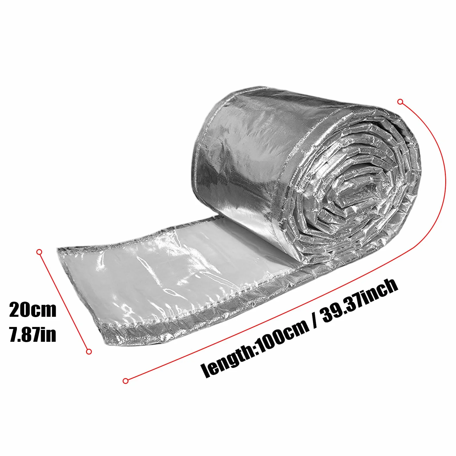 Materiale fonoassorbente per auto, scarico ignifugo isolante, tappetino isolante termico per tubi con riduzione del rumore e design scudo termico, foglio insonorizzante automobilistico per camion berl